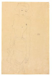 Mujer de pie, 1911 de Egon Schiele