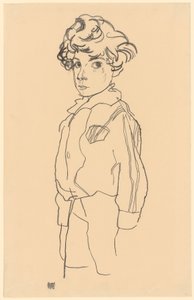 Niño de pie