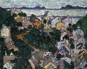 Paisaje de verano, 1917 de Egon Schiele