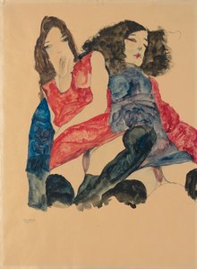 Dos chicas, 1911 de Egon Schiele