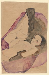 Dos Desnudos Reclinado