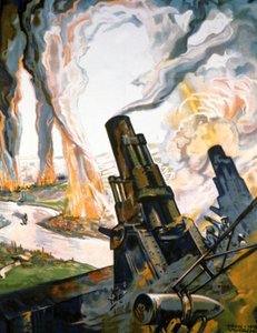 Cartel de propaganda de la Primera Guerra Mundial de Egon Tschirch