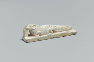 Figura de cocodrilo, de Fayum, 332 a.C.-395 d.C.