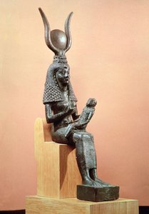 Isis amamantando al infante Horus