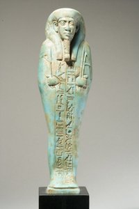 Figura ushabti para Hor-Khebi, período dinástico tardío, finales de la 25ª- principios de la 26ª dinastía, c.700-600 a.C.