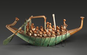 Modelo de barco de remo, Reino Medio