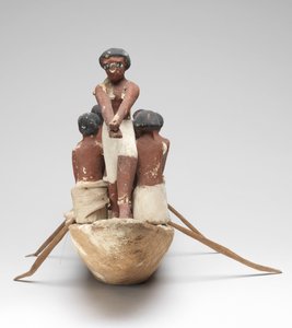Modelo de barco de vela de la Tumba de Khety (Beni Hasan) Reino Medio, c.2010 a.C. - 1950 a.C.