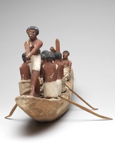 Modelo de barco de vela de la Tumba de Khety (Beni Hasan) Reino Medio, c.2010 a.C. - 1950 a.C.