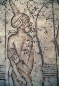 Prisionero nubio, relieve Civilización egipcia