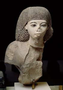 Busto del Escriba Real, Meniou, Nuevo Reino, c.1391-53 a.C.