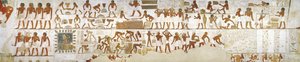 Artesanos, cámara funeraria en la Tumba del gobernador de la ciudad y visir Rekhmire, Sheikh 