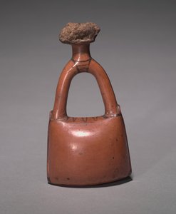 Frasco en forma de bolsa de cuero, Nuevo Reino, c.1415-1381 a.C.