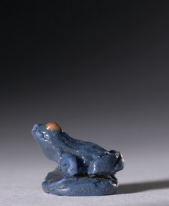 Amuleto de rana, c.1380-1330 a.C. de Egyptian 18th Dynasty