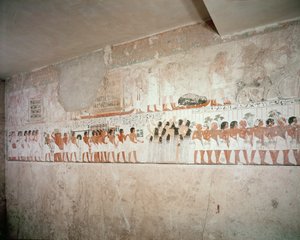 Interior de la Tumba de Ramose, Nuevo Reino, c.1360 a.C.