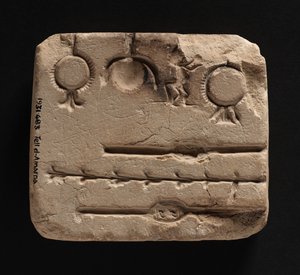 Molde de piedra caliza para fundir joyas de metal, Reino Nuevo de Egyptian 18th Dynasty
