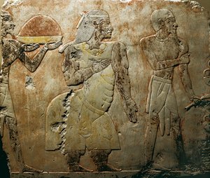 Reina de Punt (detalle) de Egyptian 18th Dynasty