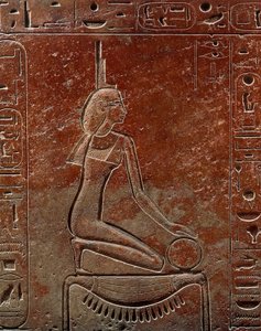 Sarcófago de la reina Hatshepsut del Valle de los Reyes, Egipto, detalle, Reino Nuevo, Dinastía XVIII de Egyptian 18th Dynasty