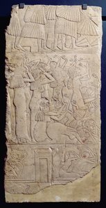 Escena de Lamentación durante un Entierro, de Sakkara, Nuevo Reino, c.1330 AC