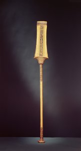 El cetro real, de la tumba de Tutankamón (c.1370-1353 a.C.) Reino Nuevo