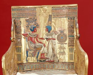Trono, de la Tumba de Tutankamón (c.1370-1352 a.C.) Nuevo Reino