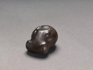 Peso en forma de cabeza de hipopótamo, c.1540-1296 a.C. de Egyptian 18th Dynasty