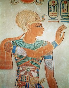 Retrato de Ramsés III (c.1184-1153 a.C.) de la Tumba de Amen-Her-Khepshef, Nuevo Reino de Egyptian 19th Dynasty