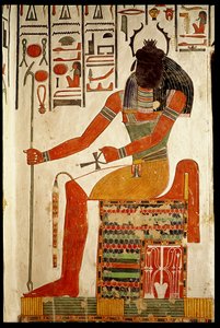 El dios, Khepri, de la Tumba de Nefertari, Nuevo Reino