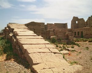 Nilómetro, del Templo Mortuorio de Ramsés III (c.1184-1153 a.C.) Nuevo Reino
