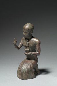 Estatuilla de un Sacerdote Arrodillado, 1186-1069 a.C. de Egyptian 20th Dynasty