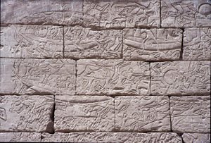 El Pueblo del Mar, Batalla Naval de Ramsés III, Medinet Habu, 1195-64 a.C.