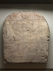 Estela del Sumo Sacerdote de Ptah, Shedsunefertem, 945-924 a.C. de Egyptian 22nd Dynasty