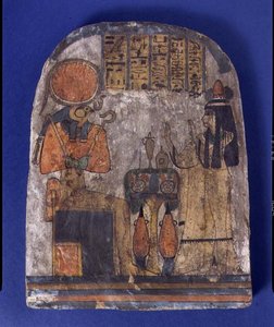 Monumento votivo de Tentesamun, La Cantante de Amón, de Tebas, Tercer Período Intermedio de Egyptian 22nd Dynasty