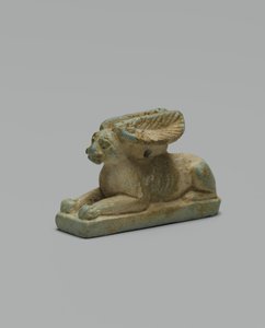 Amuleto de un conejo de Egyptian 26th Dynasty