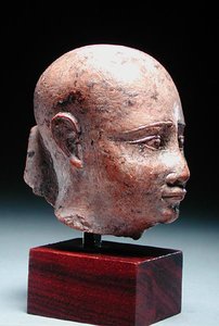 Cabeza Masculina, c.350 AC de Egyptian 30th Dynasty