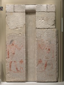 Puerta falsa de Nykara, 2408-2341 a.C. de Egyptian 5th Dynasty