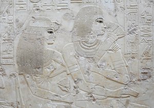 Amenhotep y su esposa May, tumba de Ramose de Egyptian Egyptian