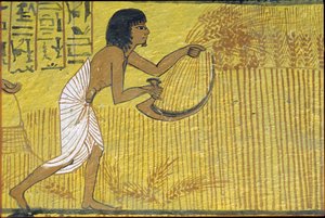 Antiguo Egipto, Pintura mural, Tumba de Sennedjem, Tumba de los Nobles, Tebas, Deir el Medina de Egyptian Egyptian