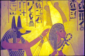 Antiguo Egipto, Pintura mural, Tumba de Sennufer, Tumba de los Nobles, Tebas de Egyptian Egyptian