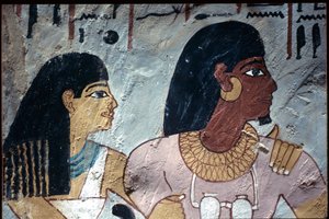 Antiguo Egipto, Pintura mural, Tumba de Sennufer, Tumba de los Nobles, Tebas
