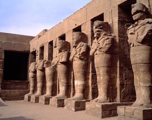 Antigüedad egipcia: vista del templo de Karnak. Egipto de Egyptian Egyptian