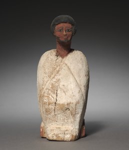 Modelo de propietario de barco, 2040-1648 a.C. (madera pintada) de Egyptian Egyptian