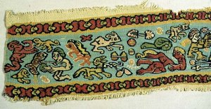 Textil policromo, egipcio, período copto siglo IV-XII