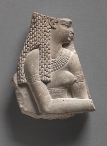 Relieve votivo de doble cara, período grecorromano, 305-30 a.C. de Egyptian Ptolemaic Period