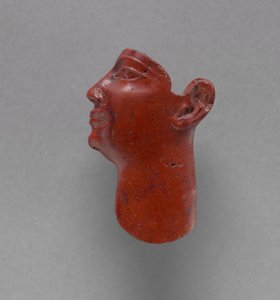 Incrustación: Cabeza de un Rey, 380-246 a.C. de Egyptian Ptolemaic Period