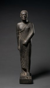 Estatua de un hombre, 200-100 a.C. o posterior de Egyptian Ptolemaic Period