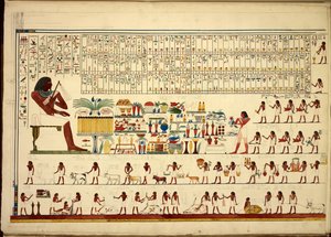 Jeroglíficos egipcios, de Views, etc., de Sheikh-Hassan a Beni-Hassan, Atlas Folio (papel) de Egyptian School