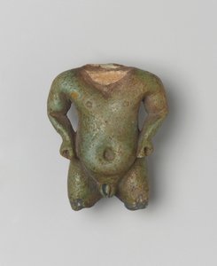 Amuleto fragmentario de Pataikos, 1539-30 a.C. de Egyptian School