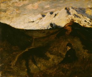 Montañas cerca de Innsbruck de Hjalmer Eilif Emanuel Peterssen