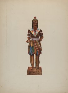 Indio de tienda de cigarros de Einar Heiberg