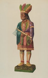 Indio de tienda de cigarros de Einar Heiberg